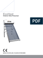 Manual de Instalare Utilizare Si Intretinere Ferroli Eco Heat PDF