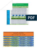 Periodización Táctica Temporada 20 Semanas