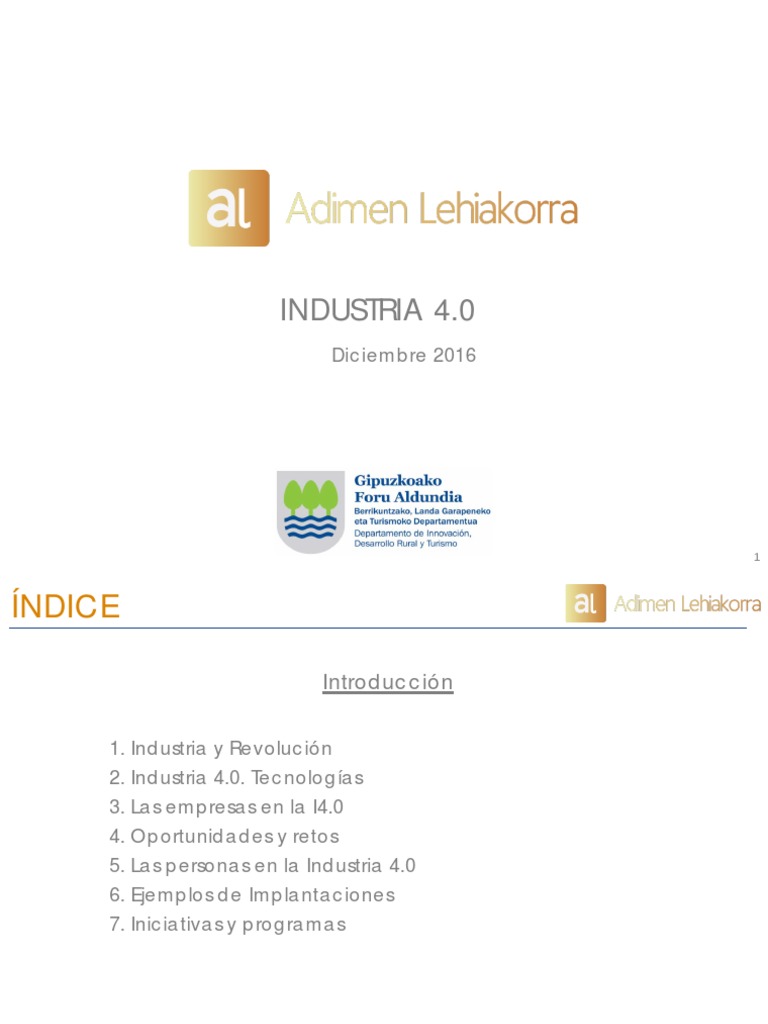 Introducción A La Industria 4.0 - Final | PDF | Informática | Energía y ...