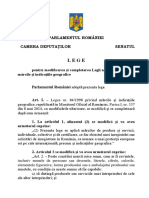 Legea Pentru Modificarea Şi Completarea Legii Nr. 84/1998 Privind Mărcile Şi Indicaţiile Geografice