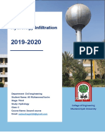 Hydrology Infiltration Report علي محمد كريم.pdf