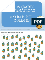 Actividades Matemáticas Sobre El Colegio