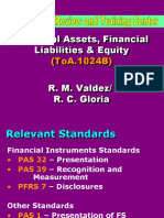 Financial Assets & Liabilities