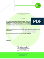 Carta Laboral PDF