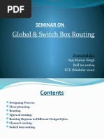 Global Switch Box Routing