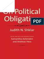 Judith N Shklar - Samantha Ashenden - Andreas Hess - On Political Obligation (2019, Yale University Press)