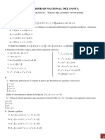 Ejercicios de Relaciones y Funciones