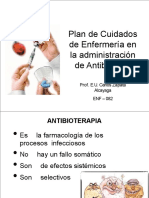 Plan de Cuidados de Enfermería en La Administración de Antibióticos