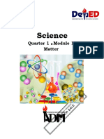 Science: Quarter 1 Module 1: Matter