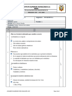 Evaluación diagnóstica de Estadística para estudiante de Administración Financiera