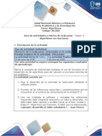 Guía de Actividades y Rúbrica de Evaluación - Unidad 3 - Etapa 4 - Algoritmos Con Funciones