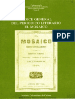 Catálogo Indice El Mosaico PDF