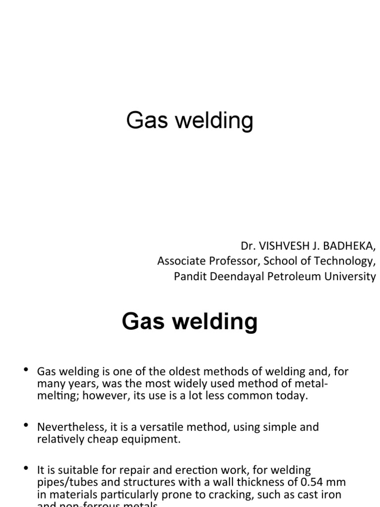 Gas Welding Techniques and Benefits | PDF | Welding | Construction
