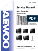 Service Manual: Color Television