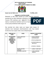 Tangazo La Kuitwa Kazini Tpa PDF