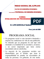 EVALUACION DE PROGRAMAS SOCIALES 2020-Semana 1