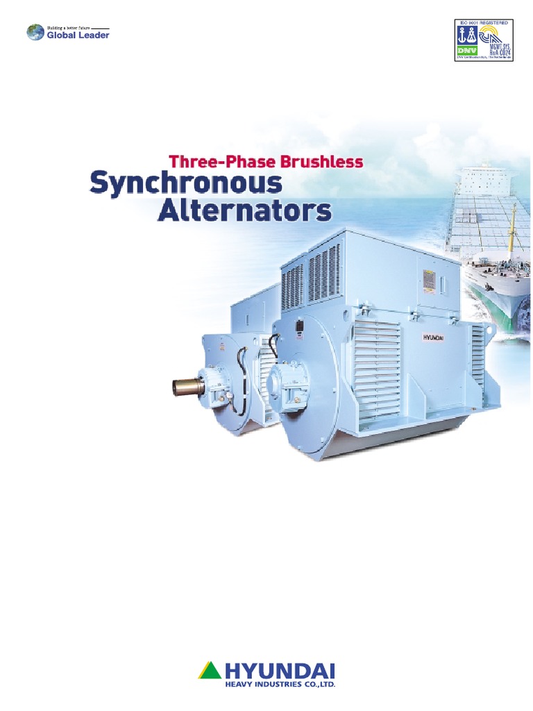 Synchronous Alternators PDF Electric Motor Electrical Equipment