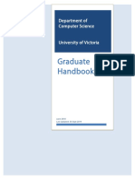 Graduate Handbook: Department of Computer Science