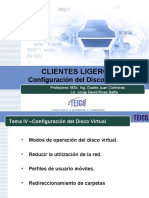 Clientes Ligeros - Configuración Del Disco Virtual