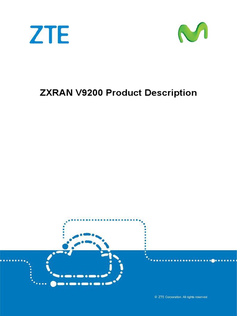 ZXRAN V9200 Product Description | PDF | Lte (Telecommunication) | Gsm