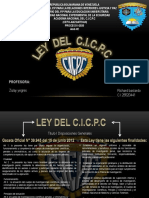 Ley Del Cicpc Presentacion Richard PDF