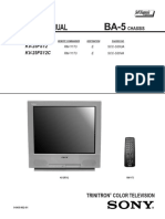 Service Manual: KV-25FS12 KV-25FS12C