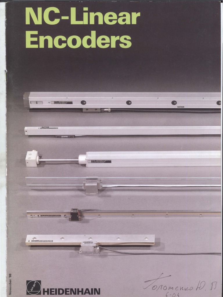 HEIDENHAIN LINEAR SCALE INSTALLATION MANUAL intelligence overview