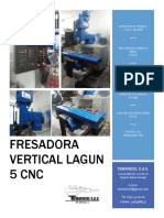 Fresadora Lagun 5 CNC