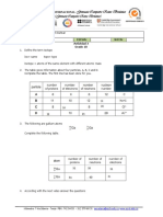 Nombre Del Estudiante: Grado: Fecha: Nota: Actividad 3 Grado 10