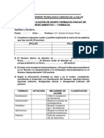 Ciencias de La Salud Examen Farmacologia I Iii Ciclo PDF