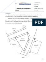Examen Topographie Polytechnique 2019 PDF