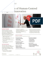 Foundations of Human Centred Design For Innovation