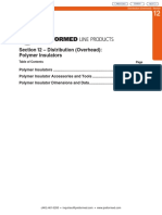 Section 12 - Distribution (Overhead) : Polymer Insulators