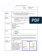 Lesson Planning Perimeter