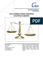 2012 Correctional Services Statistics Report