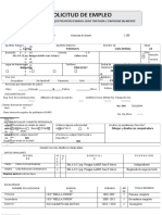 Solicitud de Empleo