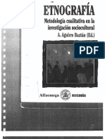 Etnografía Metodología Cualitativa en la Investigación Sociocultural