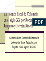 La Historia Fiscalde Colombia