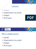 Wifi en Établissement: Intérêt Organisation Du Projet Usages Technique