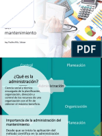 Administración Del Mantenimiento PDF
