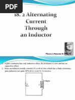 18.2 Alternating Currect Through An Inductor PDF