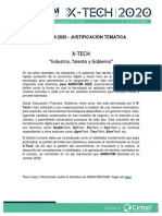 Justificación Temática - ANDICOM 2020 PDF