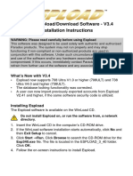 Installer Upload/Download Software - V3.4 Installation Instructions