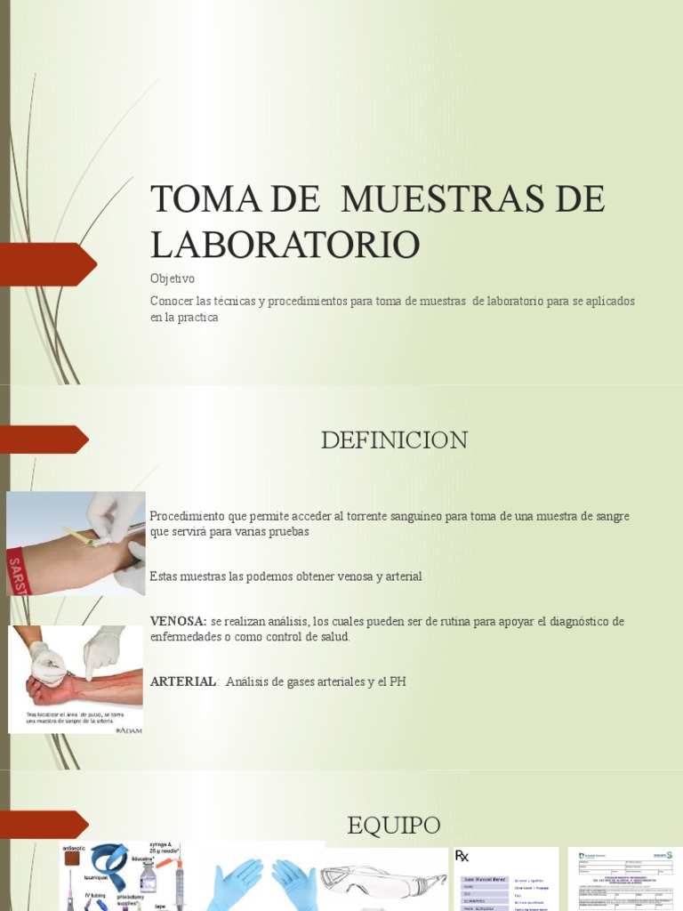 Toma de Muestras de Laboratorio | PDF | Transaminasa | Lipoproteína