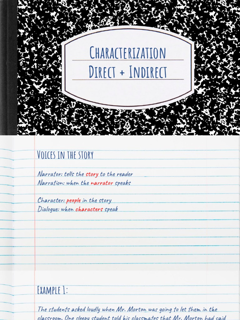 Understanding Indirect Characterization | PDF | Narration