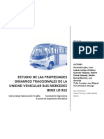 Estudio de Las Propiedades Dinámico Traccionales de La Unidad Bus Mercedes Benz LO 6915