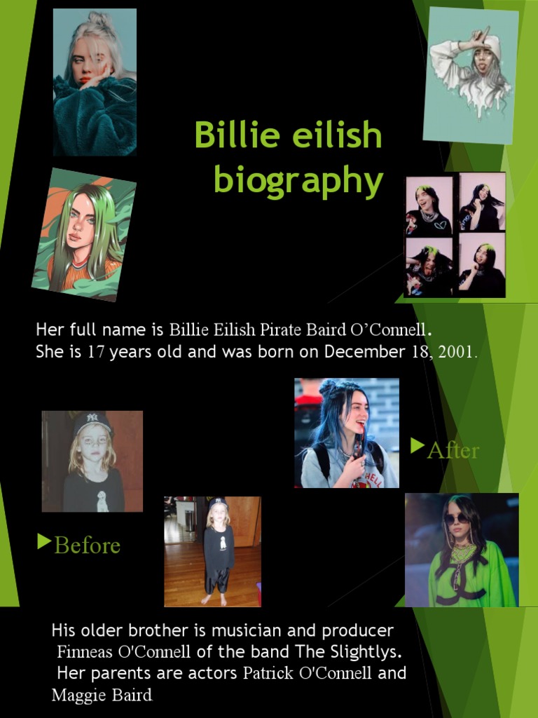 Billie Eilish Biography | PDF