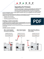 Upgrading The Firmware: Creating A Serial Connection