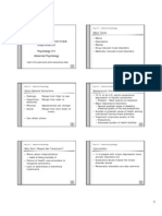 Mood Disorders Overview Depression: Psychology 311 Abnormal Psychology