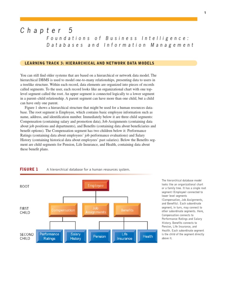 Hierarchical and Network Database Models | PDF | Relational Model ...